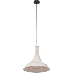 Anne Lighting - hanglamp - Marrakesch - wit - touw - Ø 50cm - E27 - 3394W