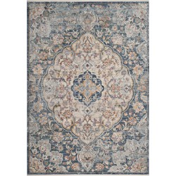 Safavieh Traditional Indoor Woven Area Rug, Illusion Collection, ILL711, in Cream & Blue, 152 X 244 cm