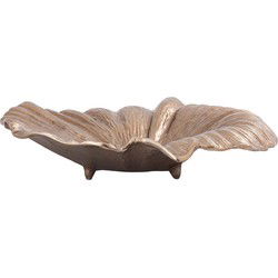 PTMD Schaal Losh - 42x40x9 cm - Aluminium - Goud