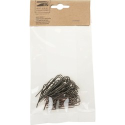 Dijk Natural Collections Steekkrammen klemmen - 50x - 1-4 cm - Kerststukjes