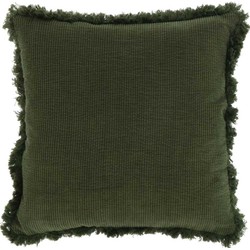 Unique Living - Kussen Florie 45x45cm Olive Green