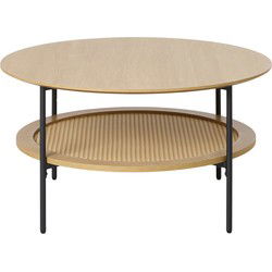 Salontafel Pensacola Naturel Ø80cm - Giga Living