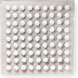 HKliving plexi kunstlijst witte kubussen XL