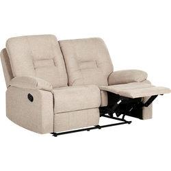BERGEN - Tweezitsbank - Beige - Stof