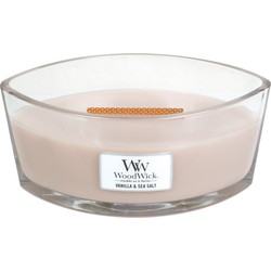 WW Vanilla & Sea Salt Ellipse Candle - WoodWick