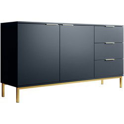 Meubella - Dressoir Ponchi - Blauw - 150 cm