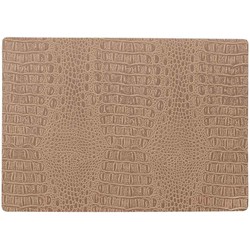 Stevige luxe Tafel placemats Coko beige 30 x 43 cm - Placemats