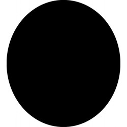 RINGO tafelblad Ø 70 cm Zwart