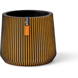 Sandsack Groove H16.7 cm schwarz gold Blumentopf - Capi Europe