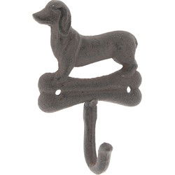 Clayre & Eef Wandhaak Bruin Metaal Hond