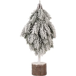 Clayre & Eef Kerstdecoratie Kerstboom 15x12x33 cm Groen Kunststof