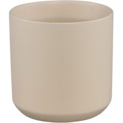 PTMD Bloempot Fatima - 19x19x19 cm - Keramiek - Creme