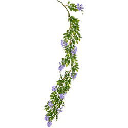 Wisteria guirlande l225cm lila kunstbloem Louis Maes