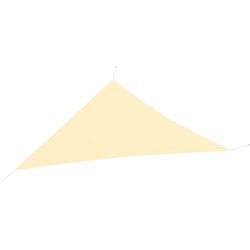 hanSe® Schaduwdoek Driehoek 90° Waterafstotend 3x4x5 m Zonnedoek Creme