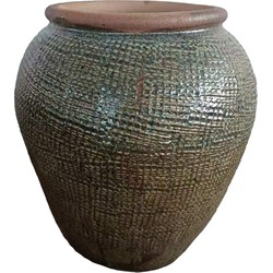 PTMD Bloempot Lisie - 65x65x64cm - Keramiek - Blauw