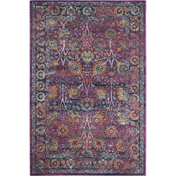 Safavieh Traditional Indoor Woven Area Rug, Granada Collection, GRA352, in Fuchsia & Multi, 91 X 152 cm