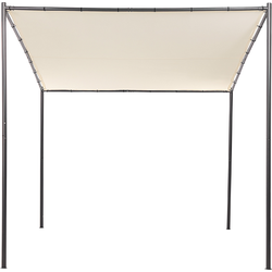 Beliani VIMINO - Tuin pergola-Beige-Polyester, Staal