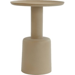 Light and Living bijzettafel  - beige - metaal - 6777682