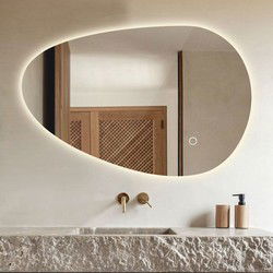 Lumoire Badkamerspiegel met Verlichting - Aura - 120CM Organisch - Anti Condens Verwarming