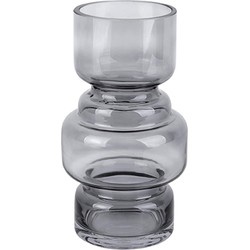 Vaas Courtly - Glas Donker Grijs - Medium - 11x20cm