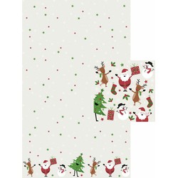 Tafelkleed met servetten set kerst thema - Tafellakens