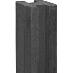 Berton sleufpaal Zaan antraciet eindmodel 275 cm Tuindeco