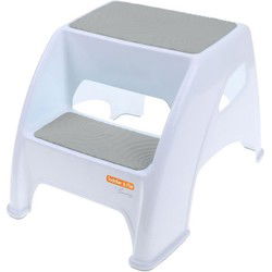 Stapje omhoog - DREAMBABY - Peuter & Ik 2 Omhoog - Antislip en gestructureerd - Tot 145kg voor kleintjes en volwassenen - Grijs