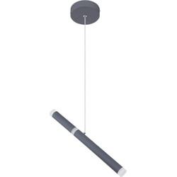 Industriële hanglamp Kelsy - L:33cm - LED - Metaal - Zwart