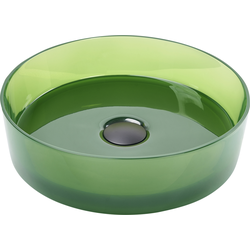 Beliani TOLOSA - Wastafel-Transparant-Solid surface (geen glas)