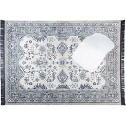 Housecraft Living Reza Vloerkleed 160x230 cm Vintage Perzisch/ Oosters Motief Blauw/Grijs