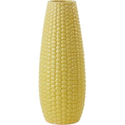 Light & Living - Vaas CORN - Ø16x41cm - Geel