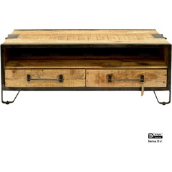 Benoa Anaheim 2 Drawer Coffee Table 120 cm