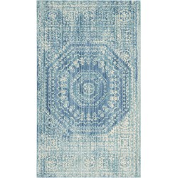 Safavieh Craft Art-Inspired Indoor Woven Area Rug, Valencia Collection, VAL205, in Blue & Multi, 91 X 152 cm