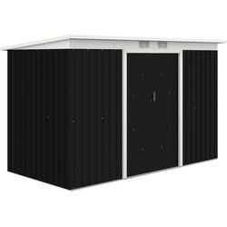 4goodz Gereedschapsschuur met Schuifdeur 130x277x173 cm
