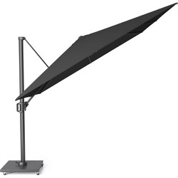 Zweefparasol Challenger T1 3x3 meter Zwart zonwering - Platinum