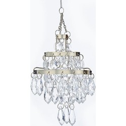 Clear Bead Chandelier Ornament 2,75 inch