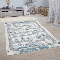 Kindervloerkleed Twedla - Creme - 140x200 cm