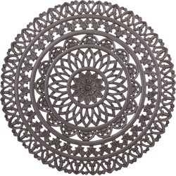 PTMD Wandpaneel Farris - 120x1x120 cm - MDF - Bruin