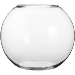 Mica Decorations Bolvaas/komvaas - glas - vissenkom - 20 x 25 cm - Vazen
