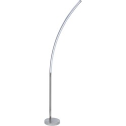 Moderne Metalen Highlight Slim LED Vloerlamp - Grijs