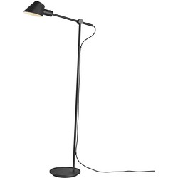 Vloerlamp modern, minimalistisch en elegant design - zwart