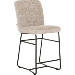 MUST Living Counter chair Zola,104x45x55 cm, glossy sand