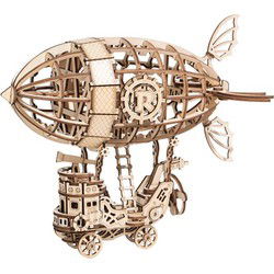 Robotime Airship 18 Cm Hout Naturel 176-delig Bouwpakket