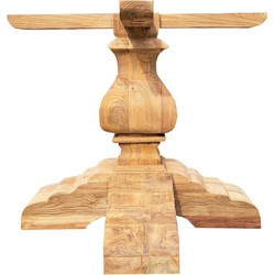 Benoa Sukesville Teak Castle Leg Bekkers For Round Table 80 cm