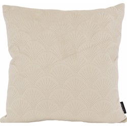 Velvet Shell Beige | 45 x 45 cm | Kussenhoes | Velvet / Polyester
