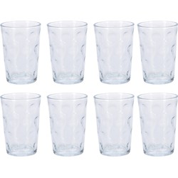 Excellent Houseware luxe drink glazen - 8x stuks - 200ml - Drinkglazen