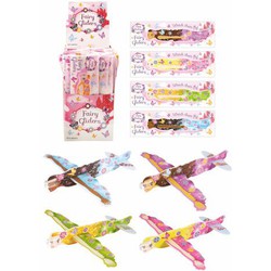 48 Stuks - Fee - Foam Vliegtuigen - Fighter Gliders - Model: Fairy's - Uitdeelcadeautjes - Uitdeel kado -Traktatie kinderen - Meisjes