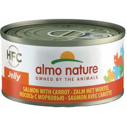 Nat hfc cat jelly zalm/wortel 70g