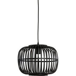 Hanglamp Sassa - Bamboe/Zwart - Ø34cm