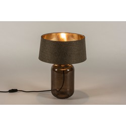 Lumidora Tafellamp 74654 - E27 - Goud - Bruin - Glas - ⌀ 32 cm